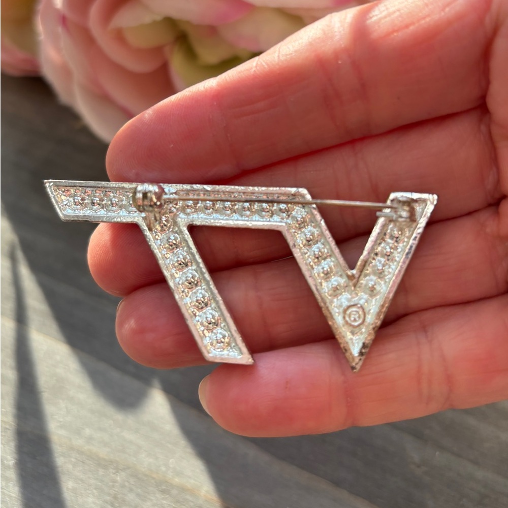 Virginia Tech Rhinestone Brooch - Picture 3 of 7